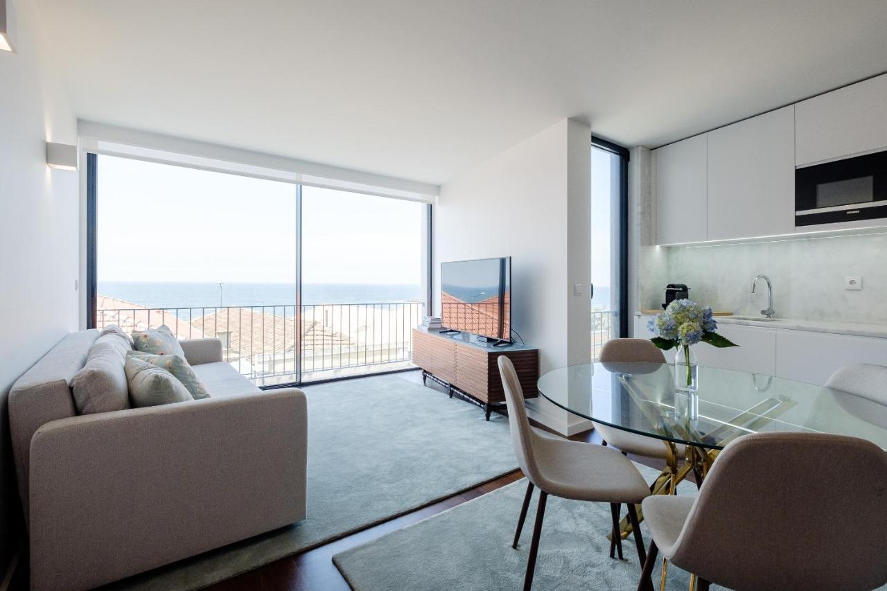 Boutique Rentals- Bliss By The Sea Apt- Ocean Views In Foz Beach Porto Eksteriør billede