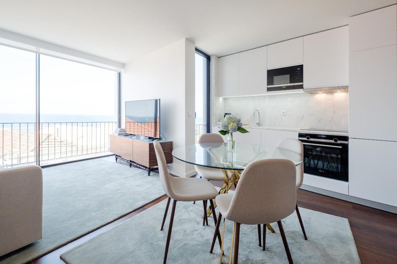Boutique Rentals- Bliss By The Sea Apt- Ocean Views In Foz Beach Porto Eksteriør billede